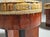 Brown Set of Art Deco Walnut and Floral-Printed Fabric Stools, Italy, 1930s For Sale - Image 8 of 12