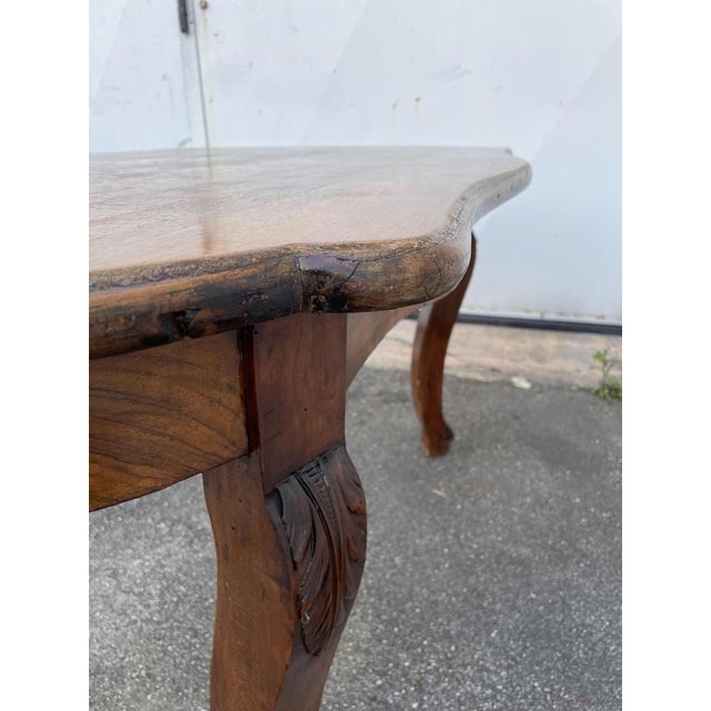Early Walnut Dining Table, 1890s For Sale - Image 4 of 13