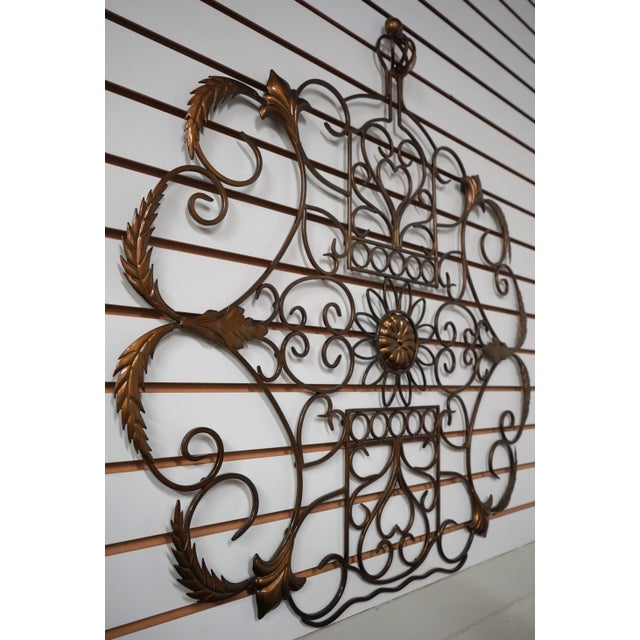 Age: Approx. 30 Years Old Details: Nice Decorative Wall Art Ornate Scrollwork Great For Large Wall High Quality...