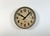 This wall clock was produced by Chronotechna in former Czechoslovakia during the 1950s. It features a brown metal frame,...