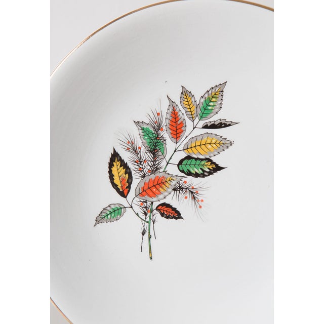 Vintage French Dinner Plates from Digoin Sarreguemines, 1950s, Set of 10, in Flawless conditions. Designed 1950 to 1959