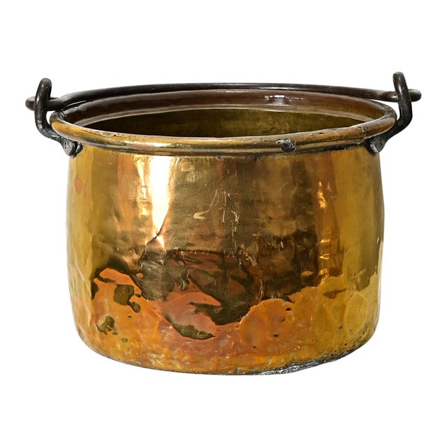 French 19th Century Brass Cooking Pot For Sale - Image 9 of 9