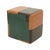 Square Pouf in Skai and Faux Leather, 1960s For Sale - Image 9 of 14