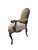 Vintage Louis XV-Style French Provincial Bassett Arm Chair For Sale In Greensboro - Image 6 of 9