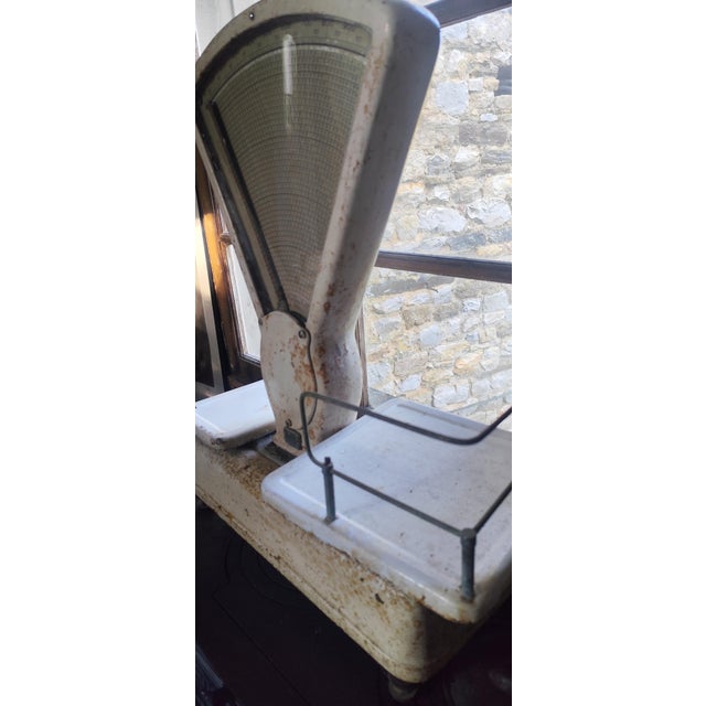 Vintage Belgian Industrial Market Scale Master, 1940s For Sale - Image 4 of 8