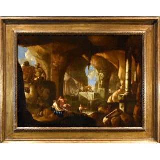 Jacques Muller, Diana and Nymphs, 1660, Oil on Panel, Framed For Sale