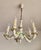 Vintage Hand-Shaped Gilded Five-Light Porcelain Chandelier from Capodimonte, 1940s For Sale - Image 16 of 18