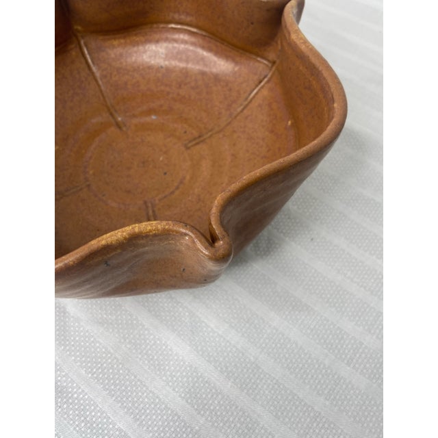 Vintage Studio Art Pottery Bowl Signed by Artist For Sale - Image 4 of 8