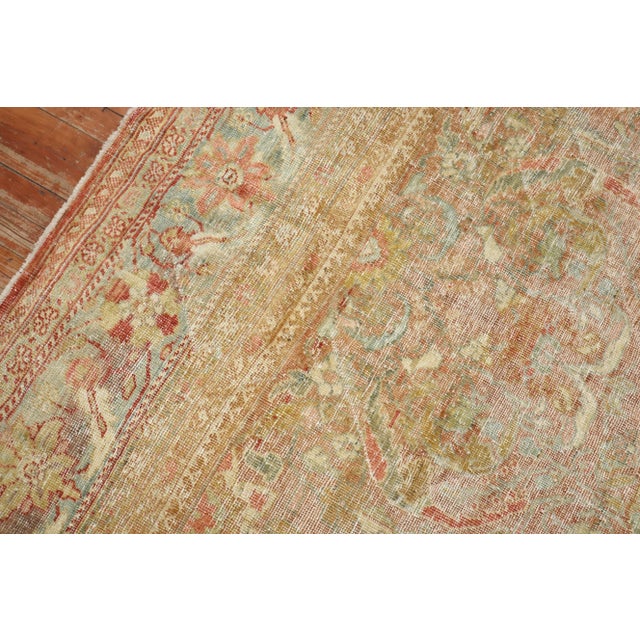 Antique Persian Mahal Rug 8'3'' X 12'5'' For Sale - Image 9 of 11
