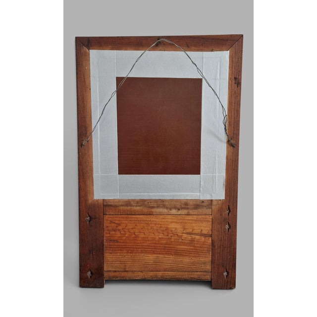 Antique Inlaid Wall Mirror with Case, 1890s For Sale - Image 18 of 18