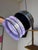 Metal Silver, Black and Purple Trava Pendant Lamp by Carl Thore for Granhaga For Sale - Image 7 of 11