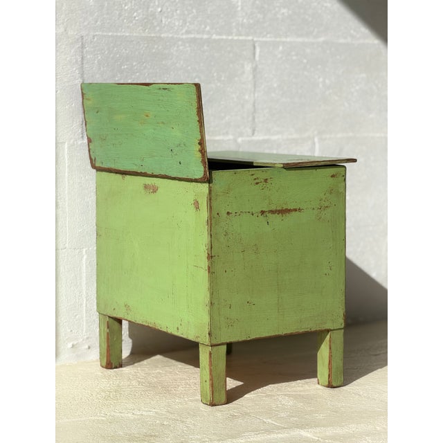 Industrial Green Storage Table, 1960s For Sale - Image 11 of 17