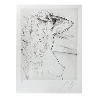 Günter Grass, The Other Damroka, 1985, Signed and Numbered Etching For Sale