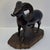 Wood Vintage Hand Carved Solid Rosewood Big Horn Ram Sculpture For Sale - Image 7 of 12