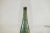 Tall Green Glazed Ceramic Bottle-Shaped Vases with Narrow Necks - A Pair For Sale In New York - Image 6 of 12