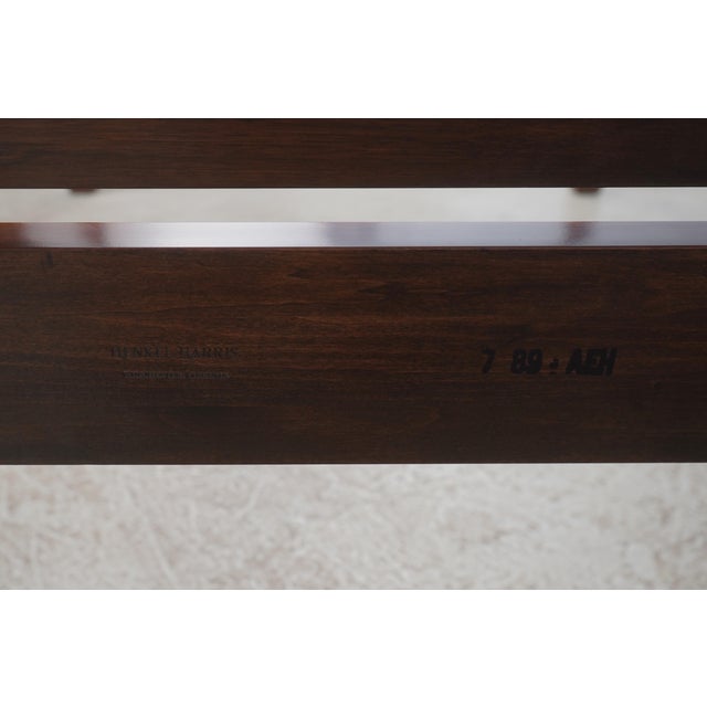 Henkel Harris Walnut Queen Size Poster Bed For Sale - Image 16 of 16