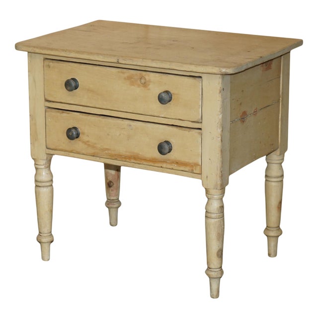 Antique Georgian Pine Housekeeper's Drawers Sideboard, 1800s For Sale