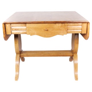 Birchwood Dining Table with Extensions, 1840s For Sale