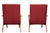 Red Organic Shape Rock & Roll Lounge Chair with New Red Polka Dot Upholstery, 1950s For Sale - Image 8 of 14