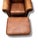 Animal Skin Bernhardt Leather Chair & Ottoman For Sale - Image 7 of 8