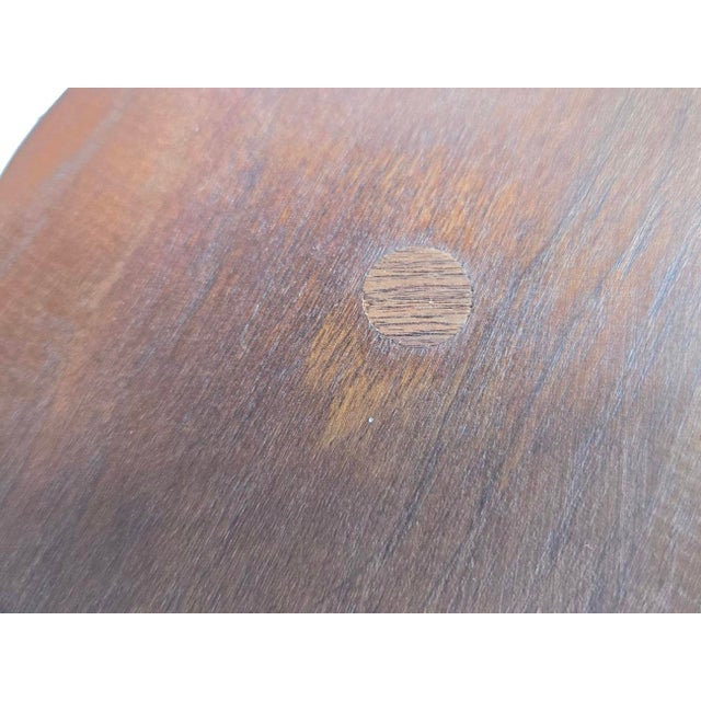 Mid 20th Century Hand Turned Black Walnut Wood Chip and Dip Set, 2 Pieces For Sale - Image 15 of 15