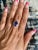 Metal 4.24 Carat Pear Cut Tanzanite Diamond 14 Karat White Gold Engagement Ring, Size 7 For Sale - Image 7 of 7