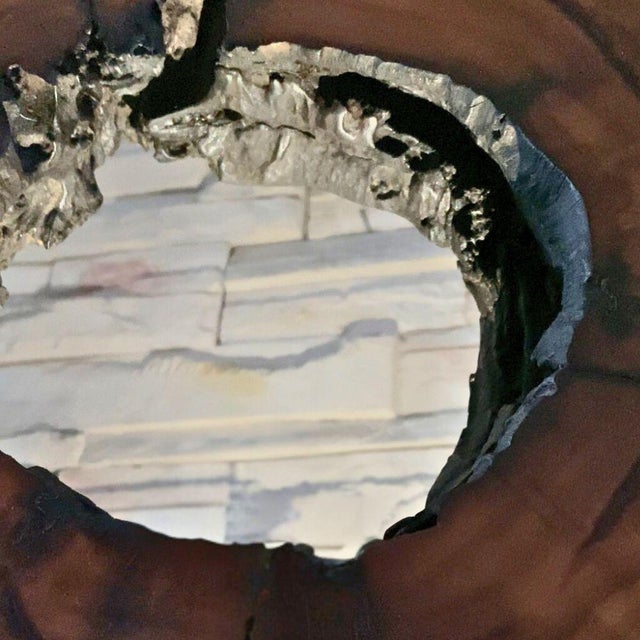 Wood Sandalwood & Lightning-Struck Wood Sculptural Altar of Time & Cloud For Sale - Image 7 of 9