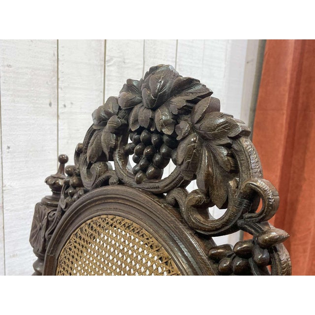 Early 20th Century Louis XIII Oak Armchair For Sale - Image 12 of 18