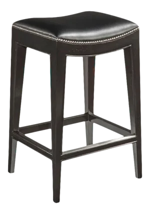 Saddle Seat Bar Stool in Black