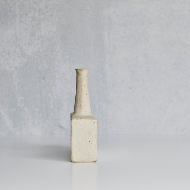Mid-Century Modern Bruno Gambone Signed Ceramic Vase: 1970s Italian Mid-Century Modern For Sale - Image 3 of 5