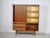 1960s Mid-Century Modern Teak Highboard with Glass Display Case and Sliding Door, 1960s For Sale - Image 5 of 15
