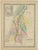 Palestine Divided Into Tribes Map with Ancient Jerusalem, Paris, 1850s For Sale