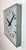 Industrial Large Grey Square Wall Clock from Pragotron, 1970s For Sale - Image 3 of 18