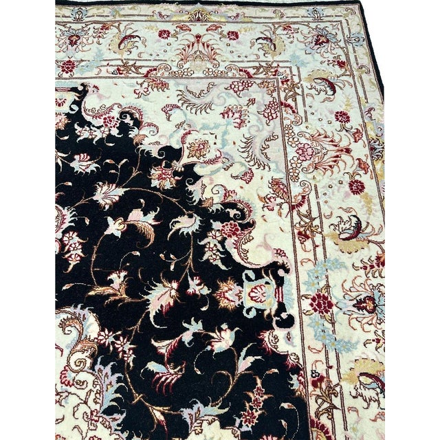5x6 Persian Tabriz Masterpiece Rug - 502279 For Sale - Image 10 of 12