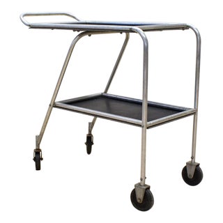 Industrial Bar Cart / 1930's Aero-Art DC-3 Airplane Cocktail Cart For Sale