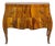 Italian Olivewood & Ormolu 2-Drawer Bombe Commode C1910 For Sale