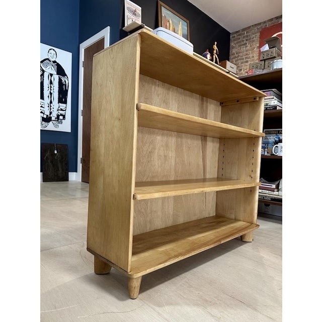 Heywood-Wakefield M321 Straight Bookcase. This model bookcase was produced between 1947-1963. This particular bookcase is...
