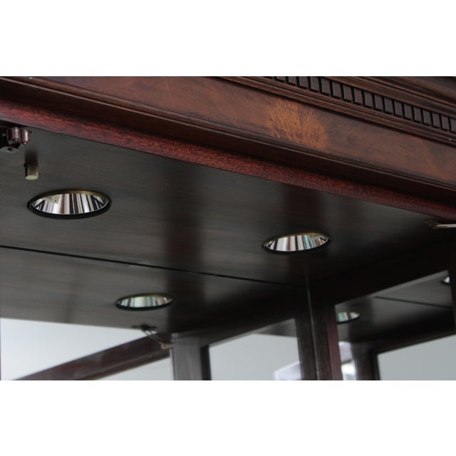 Stickley 3 Door Mahogany China Cabinet For Sale In Philadelphia - Image 6 of 18