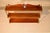 Brown 19th Century Mahogany and Brass Campaign Wall Shelf For Sale - Image 8 of 8