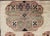 Mid 20th Century Persian Gabbeh Vintage Rug With Blossom Medallions in Brown, Ivory, Taupe, Green and Black For Sale - Image 5 of 9