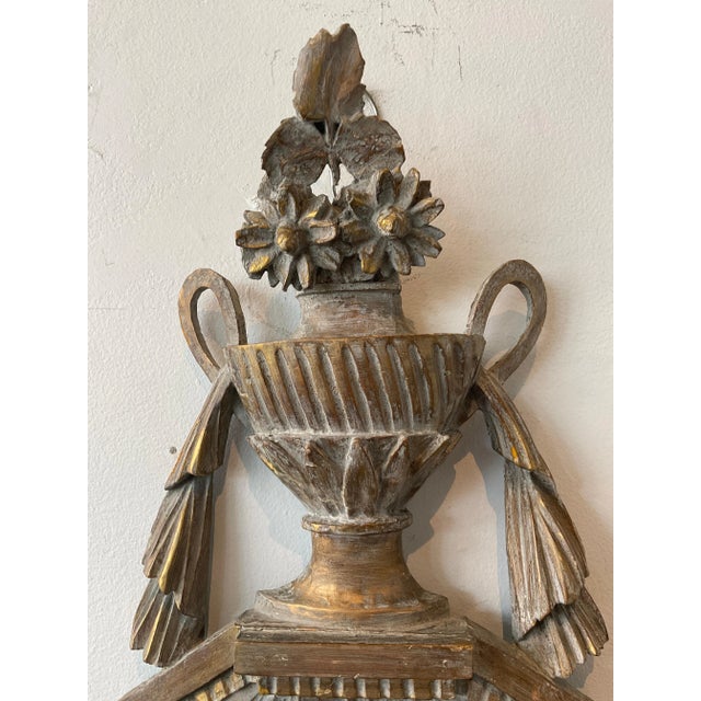 Brown 1880s French Carved Wood Barometer For Sale - Image 8 of 12