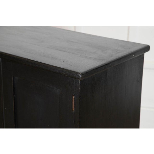 19th Century English Pine Ebonised Dresser Base, 1890s For Sale - Image 11 of 16