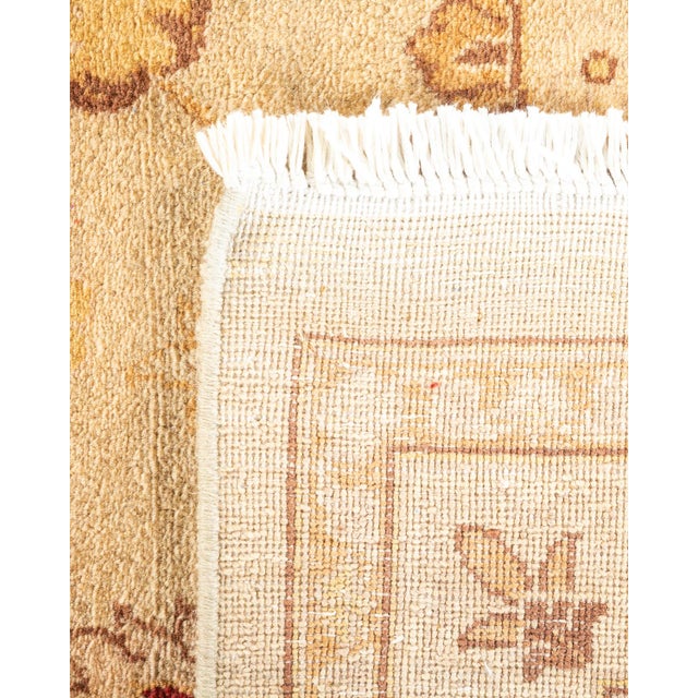 2000 - 2009 Mogul, One-of-a-Kind Hand-Knotted Area Rug in Ivory, 9' 4" x 12' 5" For Sale - Image 5 of 8