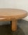 French Solid Oak Coffee Table, 1970s For Sale - Image 9 of 9
