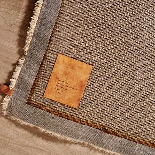 Textile Stubb Rug in Beige Wool and Linen by Gunilla Lagerhem Ullberg for Kasthall, 2010s For Sale - Image 7 of 15
