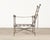 Mid 20th Century Mario Papperzini Amalfi Iron Garden Lounge Chair + Ottoman For Sale - Image 5 of 18