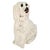 White Circa 1870-1890 Victorian Staffordshire Glass-Eye Spaniel Mantel Dogs, Pair For Sale - Image 8 of 15