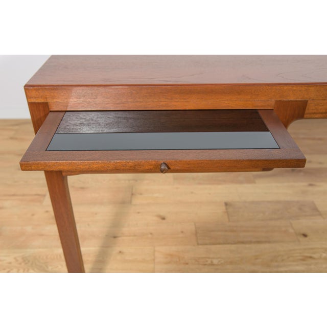 Mid-Century Teak Desk by Ejner Larsen & Aksel Bender Madsen for Willy Beck, Denmark, 1950s For Sale - Image 10 of 18