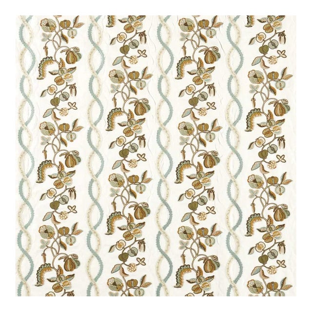 Sanderson Kitchen Garden Fabric in Gloucestershire Pear - a sample For Sale