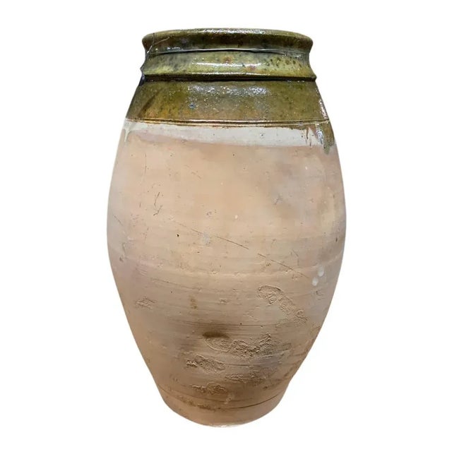 Vintage Turkish Terracotta Oil Jar For Sale - Image 4 of 6